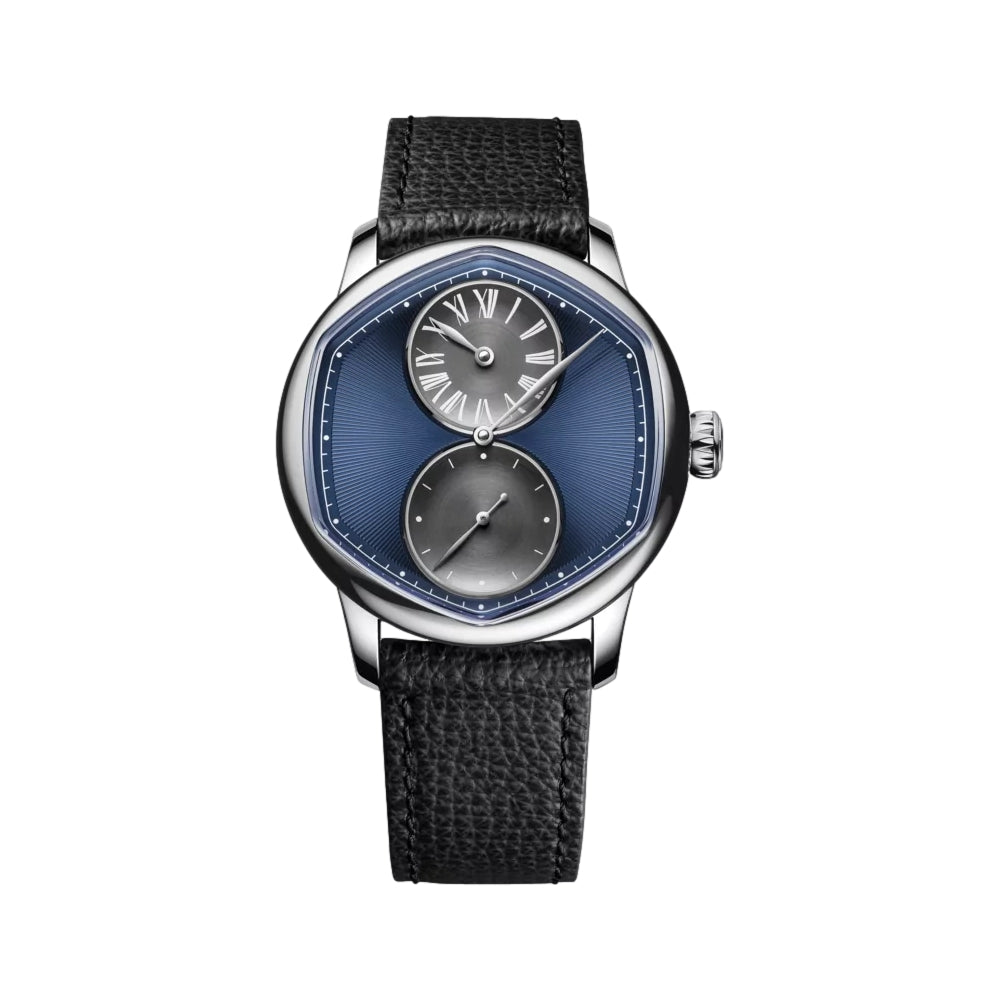 Louis Erard x Cédric Johner Blue Regulator Watch - Premium Swiss Automatic Timepiece for Men - Perfect for Business Meetings, Formal Events & Luxury Watch Collectors