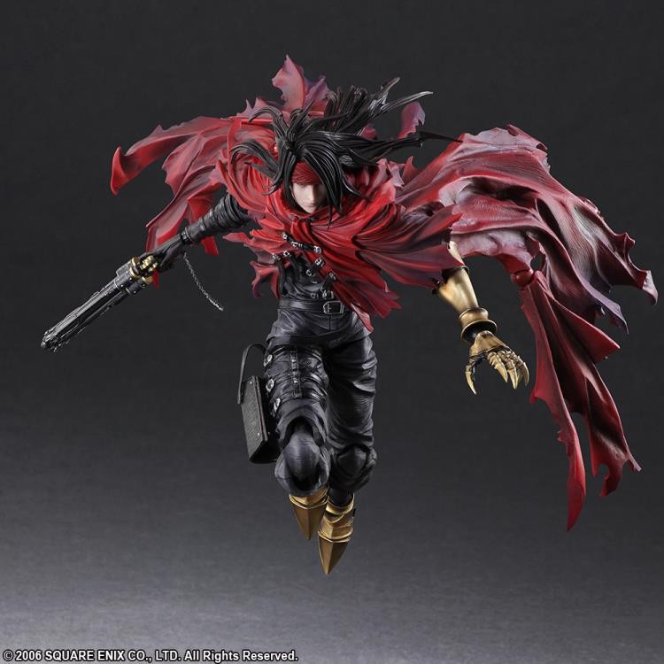 Dirge of Cerberus Final Fantasy VII Vincent Valentine Play Arts Kai Action Figure - Collectible Game Character Model for Fans & Display | Perfect for Gaming Rooms, Anime Collections & FFVII Merchandise Displays