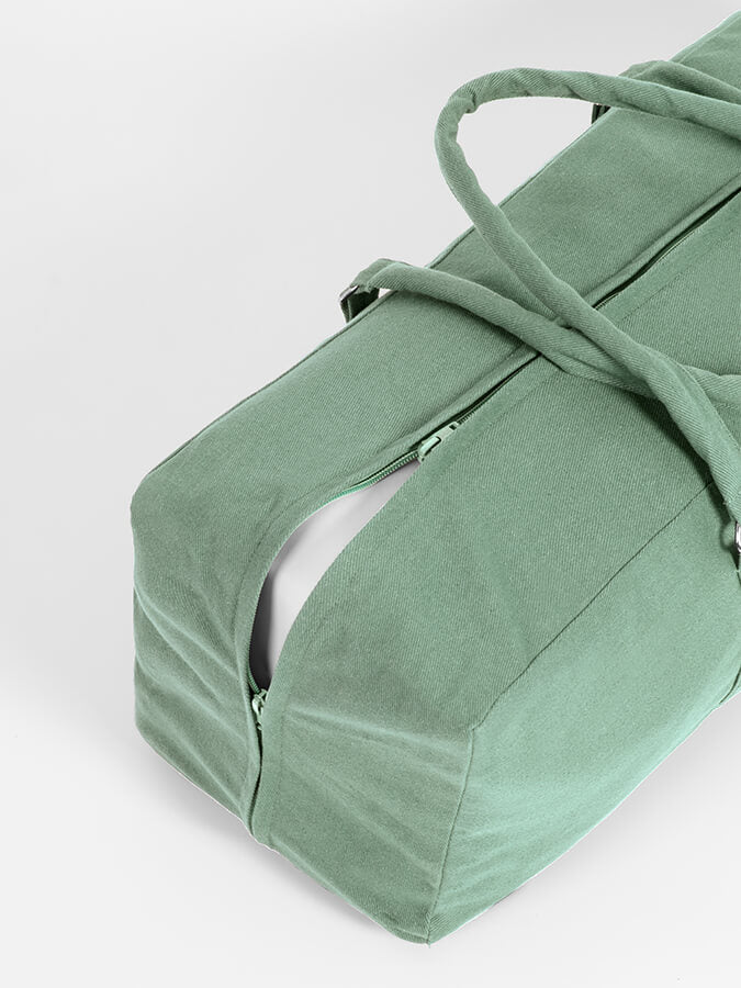 GOTS Certified Organic Cotton Yoga Bag - Eco-Friendly Yoga Equipment Storage for Studio & Travel - Perfect for Yoga Mats, Blocks, and Accessories
