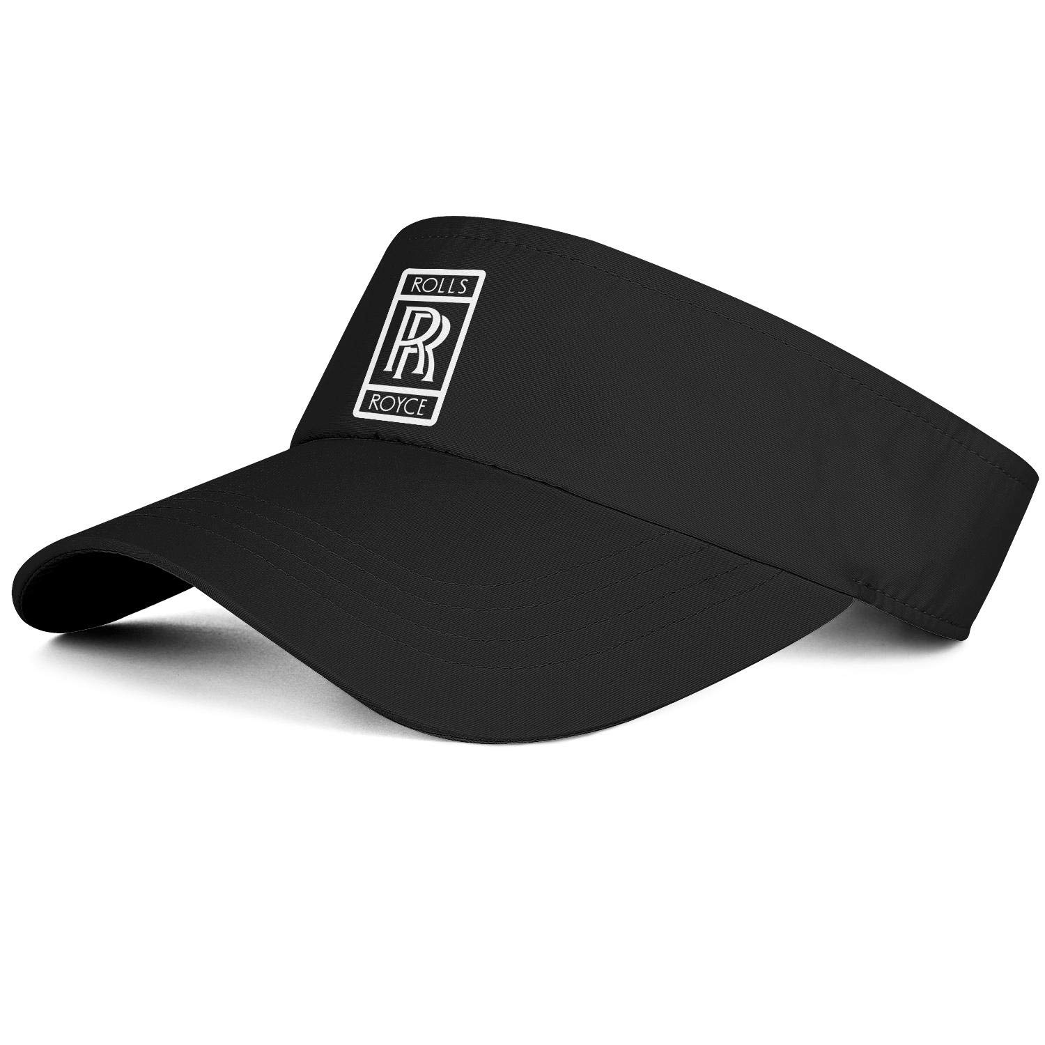 Men's & Women's Snapback Trucker Sun Visor Hat with Rolls-Royce Logo - Adjustable Sports Cap for Golf, Running, Fishing & Outdoor Activities