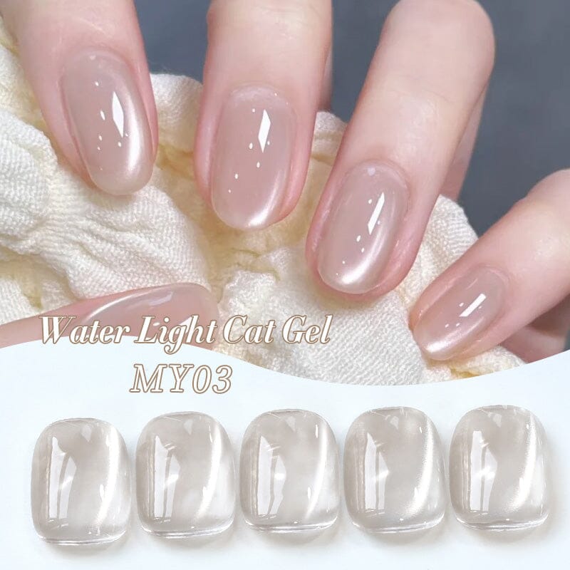 Water Light Cat Magnetic Gel Polish - First Love MY03 (10ml) - Long-Lasting Nail Polish for Salon & Home Manicures