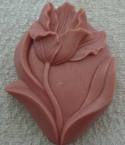 Creativemoldstore Tulip Z190 Silicone Soap Mold - DIY Handmade Soap Making Kit for Bath, Wedding Favors, Party Gifts & Home Decor