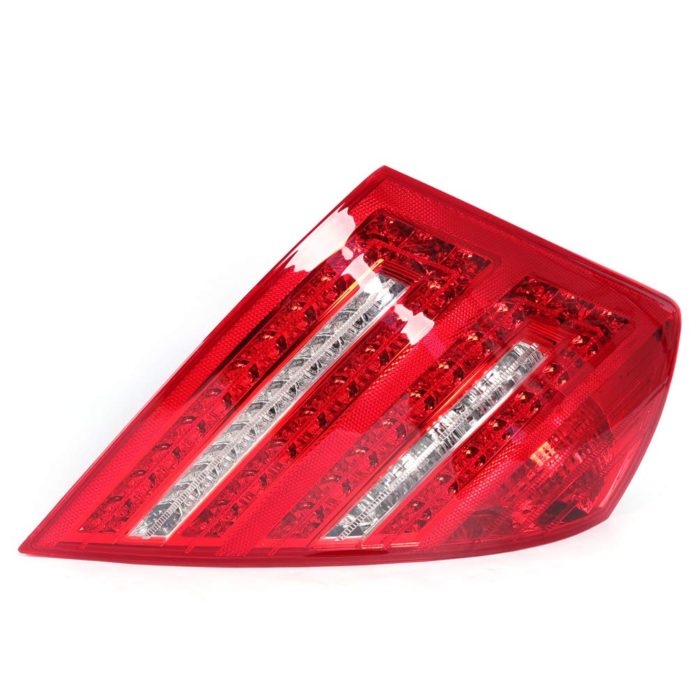 Mercedes Benz S600 W221 LED Tail Lights - Red Clear Stop Brake Lamp Assembly (Driver Side Left) 2007-2009 | Durable Replacement for Enhanced Visibility & Safety | Perfect for Night Driving & Custom Car Upgrades