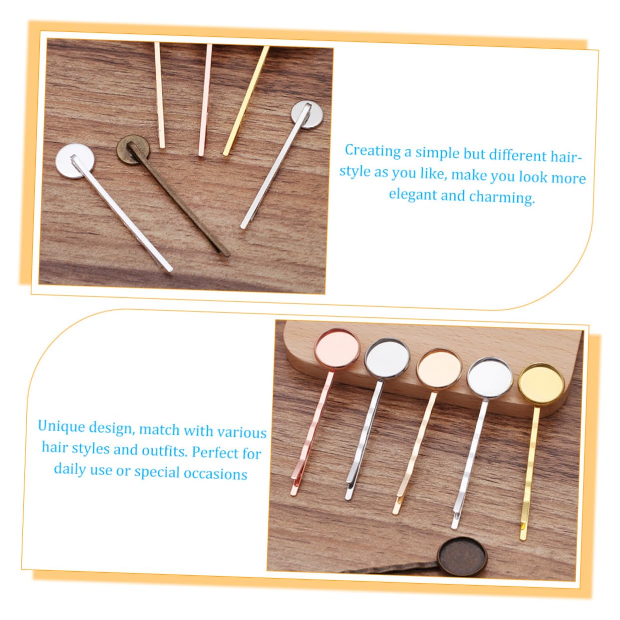 FOMIYES Small Hair Clips for Women - Colorful DIY Hair Accessories & Hair Ornaments - Perfect for Everyday Wear, Parties, and Special Occasions