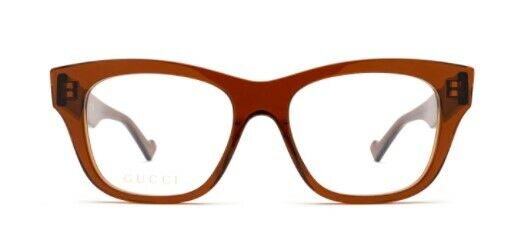 Gucci GG 0999O 003 Brown Cat Eye Women's Eyeglasses | Fashion Designer Sunglasses for Women | Perfect for Everyday Wear, Office & Special Occasions