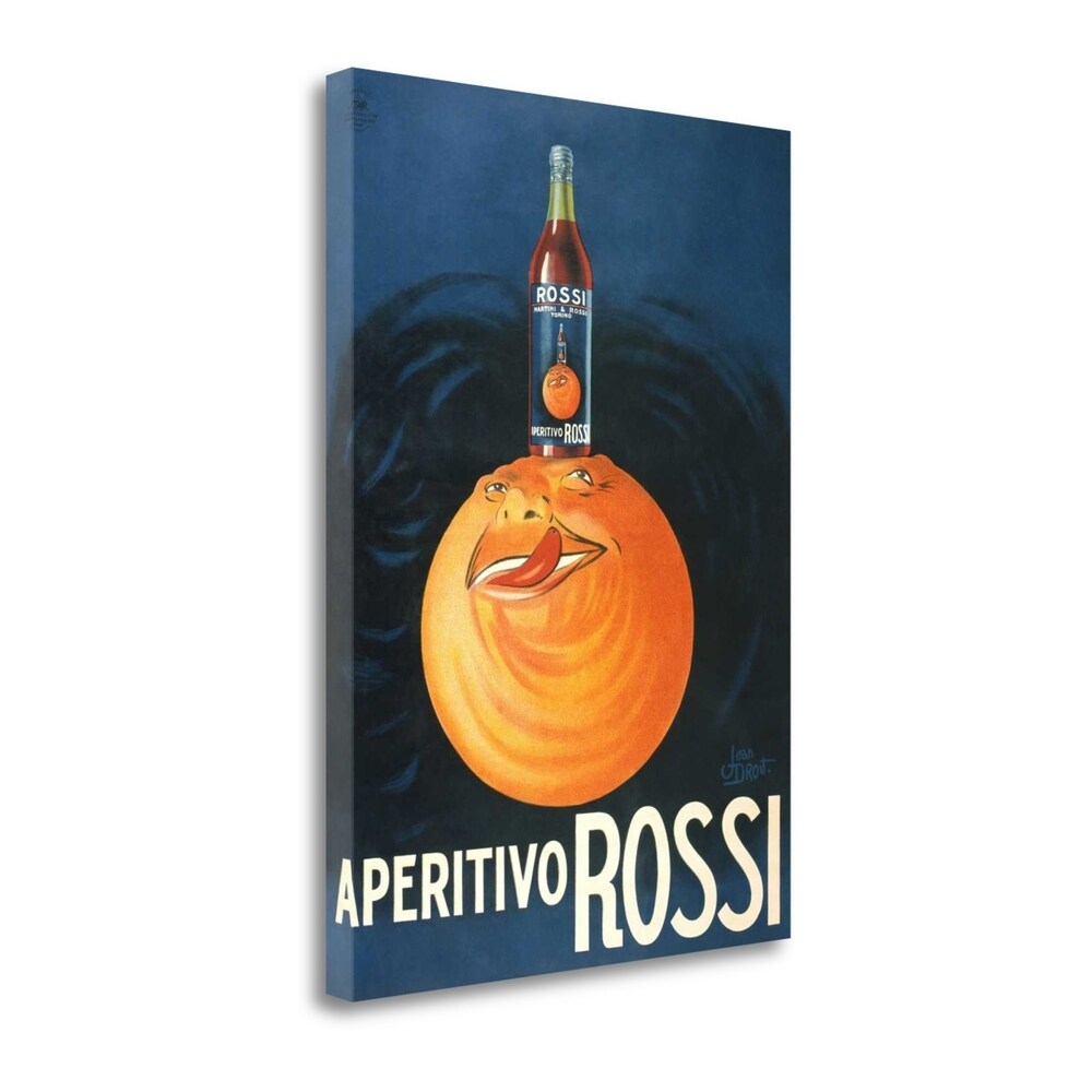 Jean Droit Aperitivo Rossi Fine Art Giclee Print - Premium Gallery Wrapped Canvas Wall Art - Ready to Hang - Perfect for Living Room, Bedroom & Office Decor