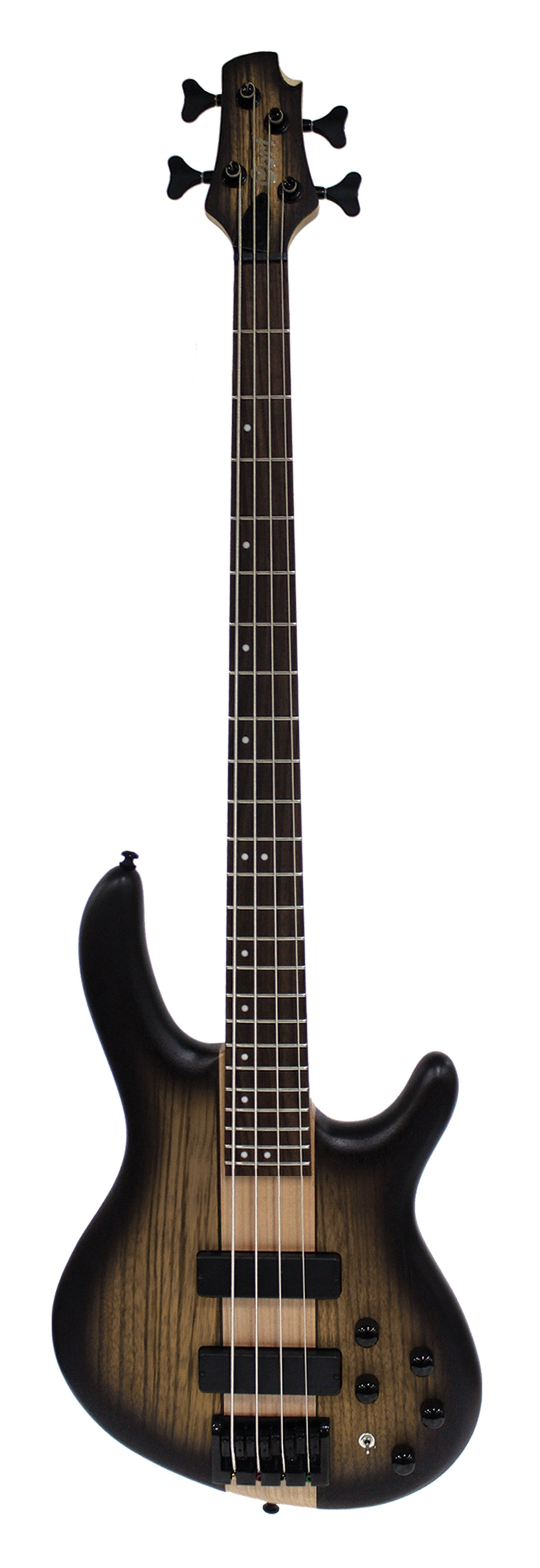 Cort C4 PLUS ZBMH TBB Electric Bass Guitar - Transparent Black Burst Finish | Professional 4-String Bass for Live Performance & Studio Recording