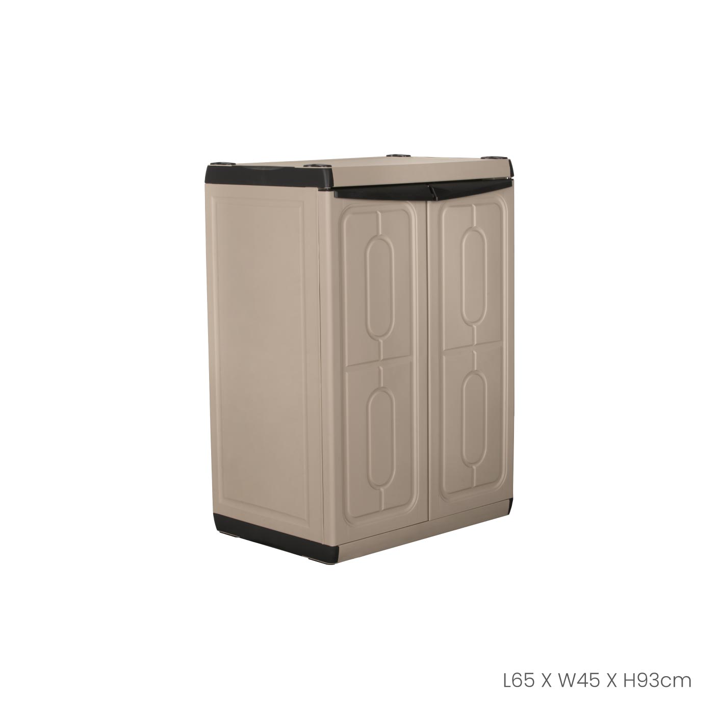 Italian DIY Closet - 2 Door Low Profile Wardrobe (608-1) for Bedroom, Dorm, or Apartment Storage Solution