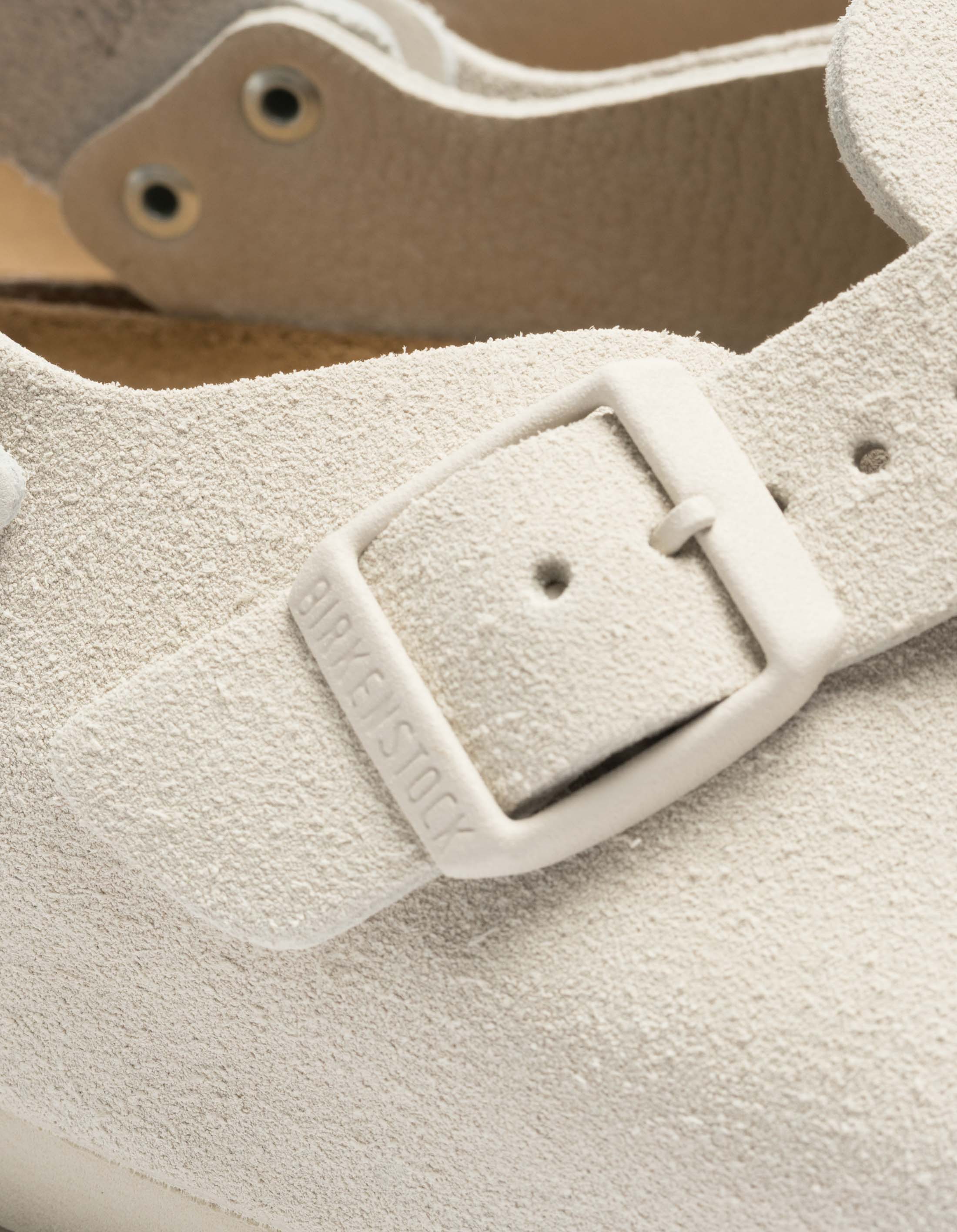 Birkenstock Tokio II Super Grip Shoes - Soft Suede Leather, Antique White - Non-Slip Work Shoes for Nurses, Chefs & Healthcare Professionals