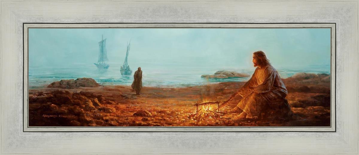 By The Shore By Yongsung Kim - Coastal Wall Art Print for Beach House Decor, Ocean Themed Living Room & Bedroom