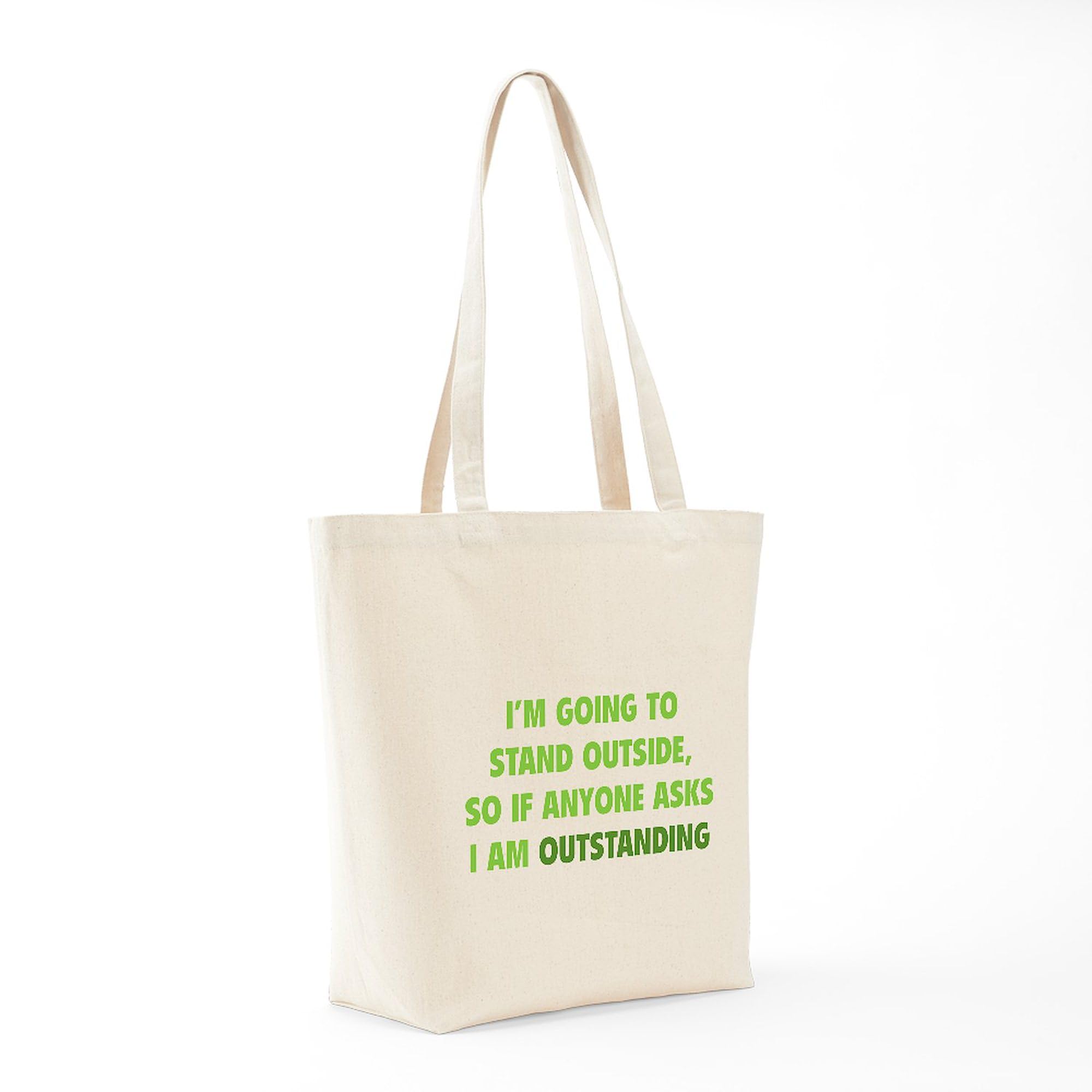 Outstanding Natural Canvas Tote Bag - Eco-Friendly Reusable Shopping Bag for Groceries, Beach & Work | CafePress