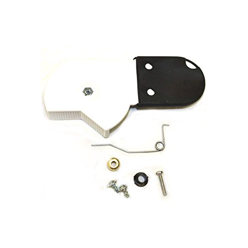 Plastiflex Central Vacuum Vac Pan Replacement Part - White Repair Kit (Compatible with VCPWR01) | Durable Built-In Vacuum Accessory for Home Cleaning & Maintenance
