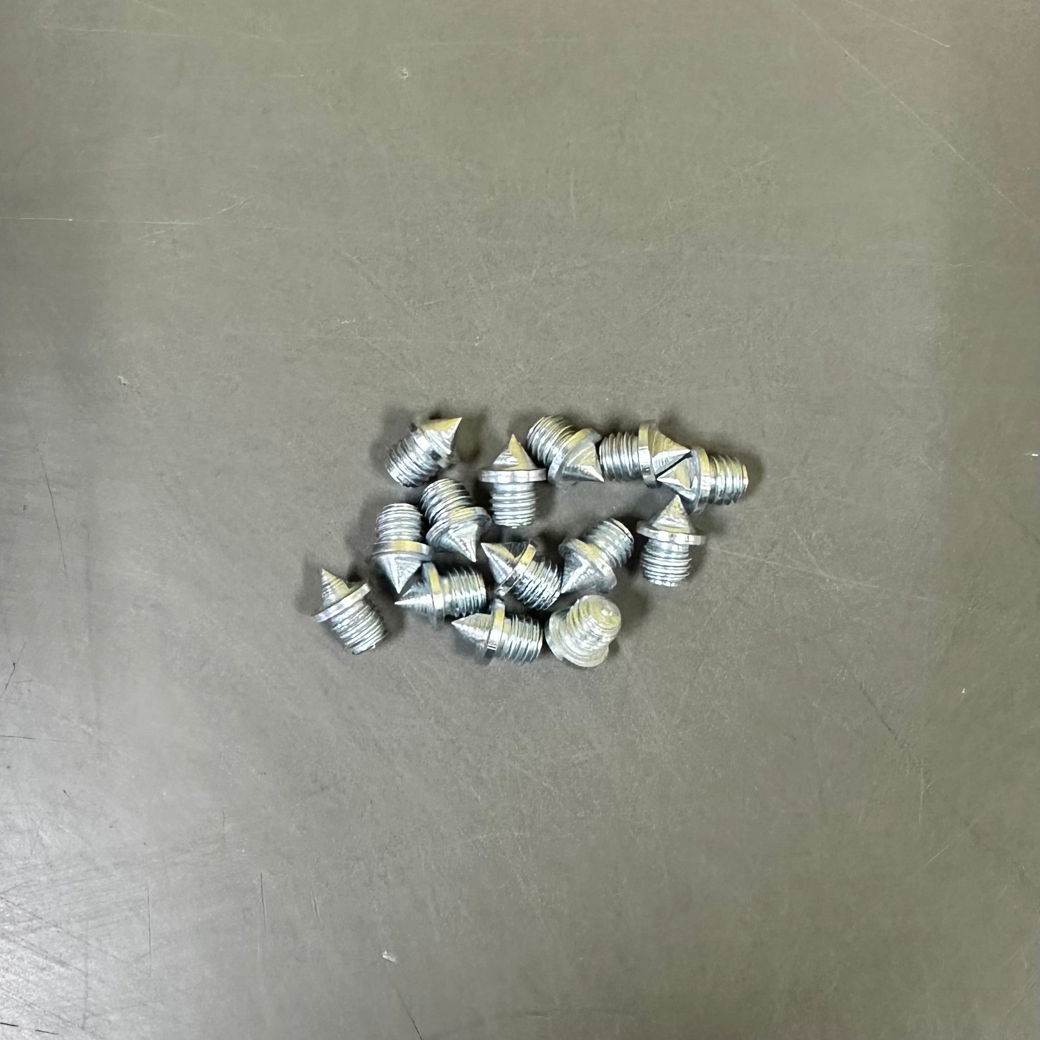 1/8 Inch Pyramid Replacement Spikes for Track Shoes - Durable Traction Cleats for Running, Soccer & Field Sports on Grass, Turf & Mud