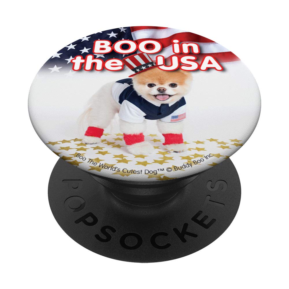 Boo In The USA - Cell Phone Grip & Stand with Hand Holder Knob 6867 | Anti-Slip Phone Accessory for One-Hand Use, Perfect for Commuting, Gaming, and Taking Selfies