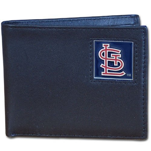 Siskiyou Sports MLB Genuine Leather Bi-fold Wallet for Men - Stylish & Durable Baseball Wallet for Everyday Use, Gifts, and Travel