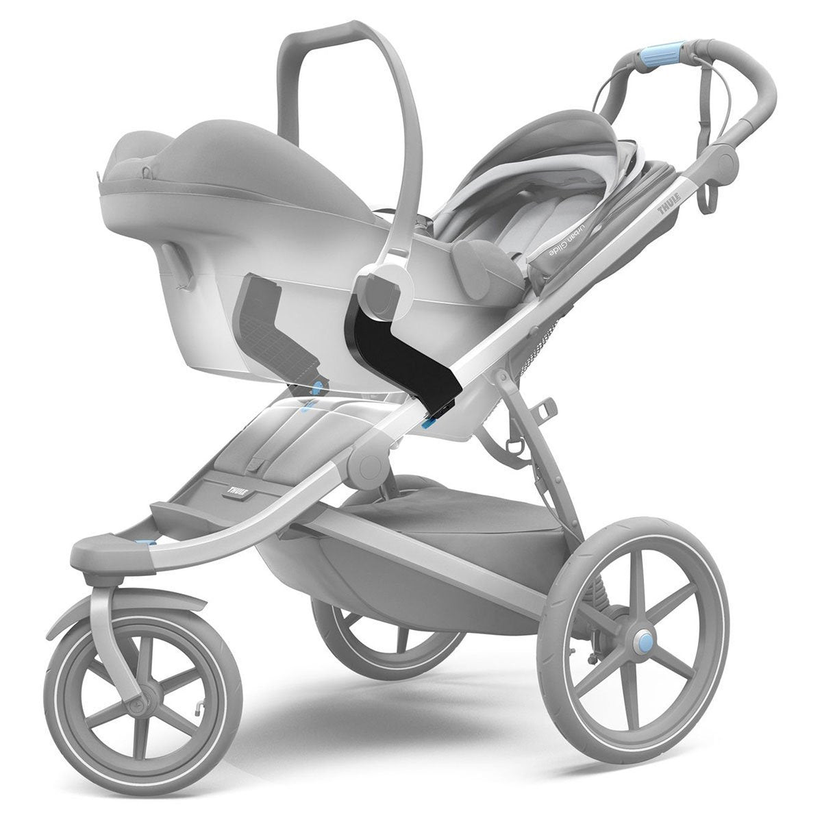 Thule Urban Glide Car Seat Adapter - Compatible with Maxi Cosi, Nuna & Cybex Infant Car Seats | Universal Stroller Attachment for Easy Travel & Outdoor Adventures