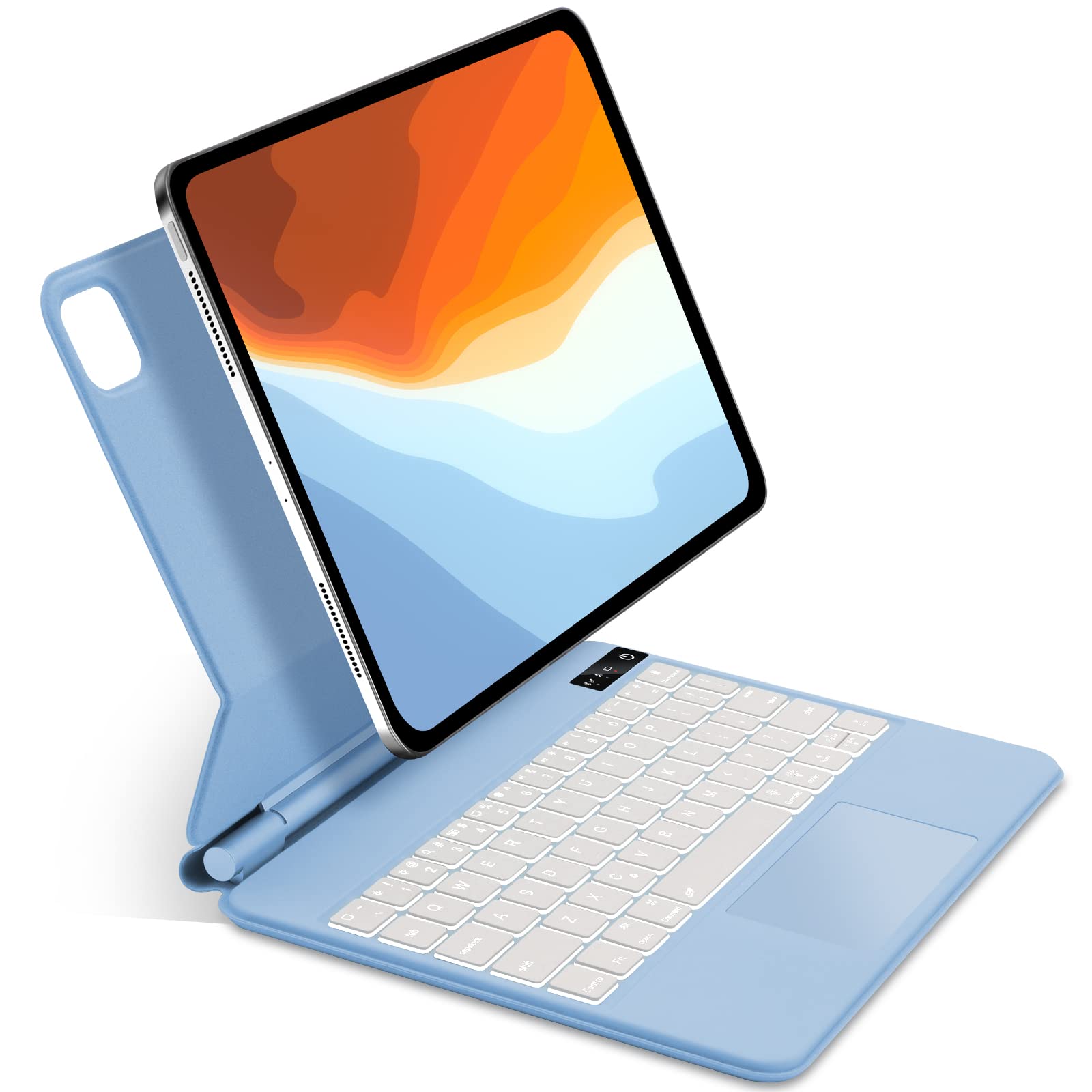 Magic Keyboard Case for iPad Air 11 inch M2 2024 & iPad Pro 11 inch (1st-4th Gen) - Slim Protective Cover with Backlit Keyboard, Magnetic Stand, Multi-Touch Trackpad | Perfect for Work, Study & Travel