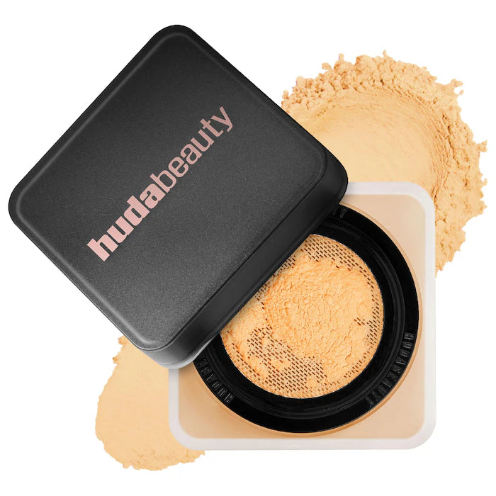 Huda Beauty Easy Bake Loose Baking & Setting Powder - Oil Control & Pore Minimizing Makeup for Flawless Finish | Perfect for Baking, Setting & Long-Lasting Matte Look