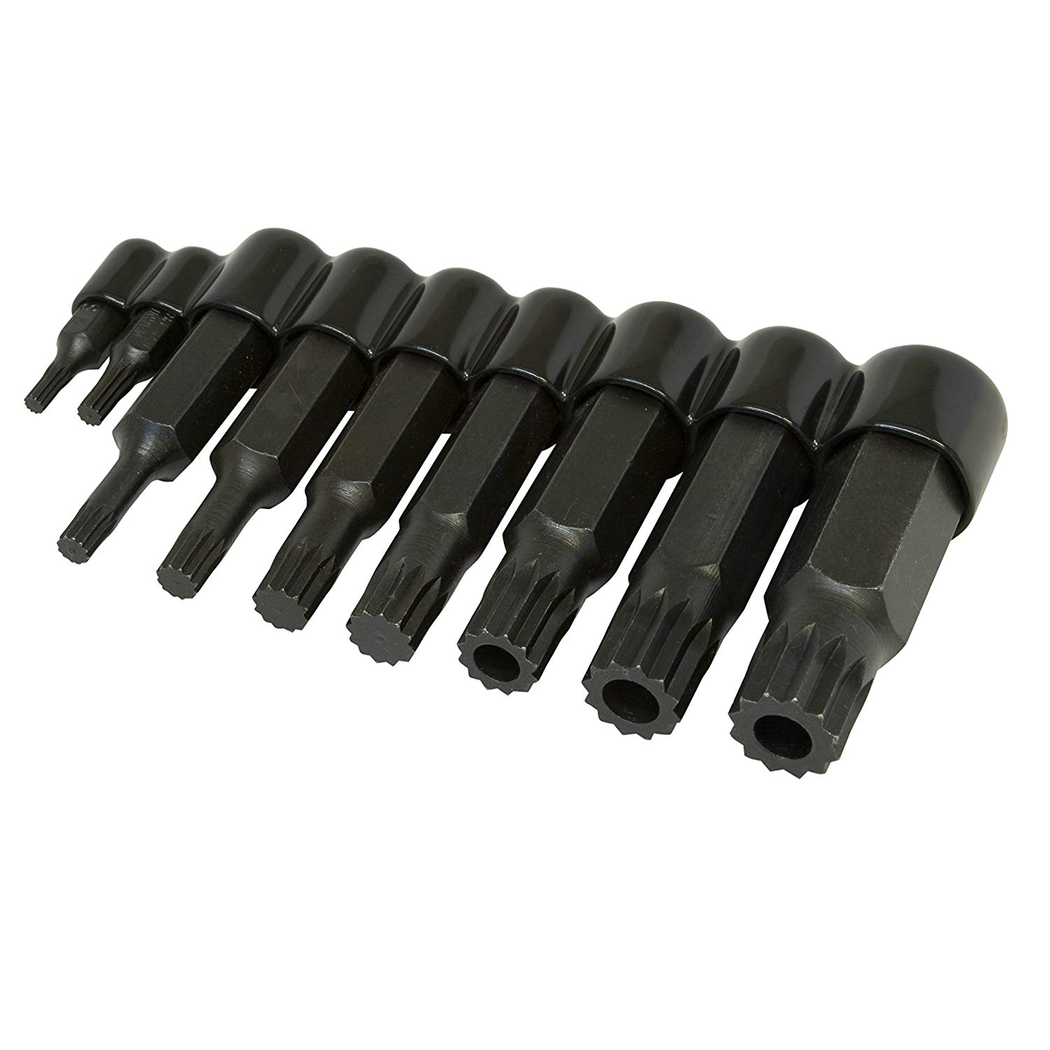 Lisle 60850 9 Piece Triple Square Bit Set - High Quality Metric & SAE Sockets for Automotive Repair & DIY Projects
