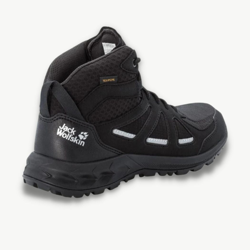 Jack Wolfskin Woodland 2 Texapore Mid Women's Waterproof Hiking Boots - Lightweight & Durable for Outdoor Adventures, Trail Walking & Mountain Trekking