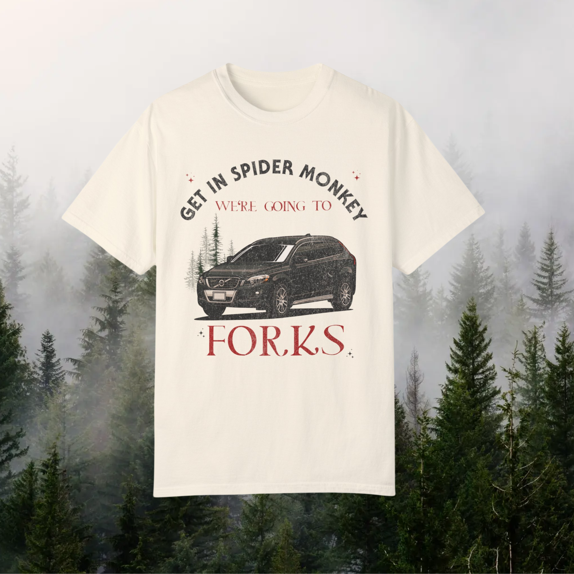 Bestie Let's Go to Forks - Matching T-Shirts for Twilight Fans | Perfect for Movie Nights & Fan Conventions