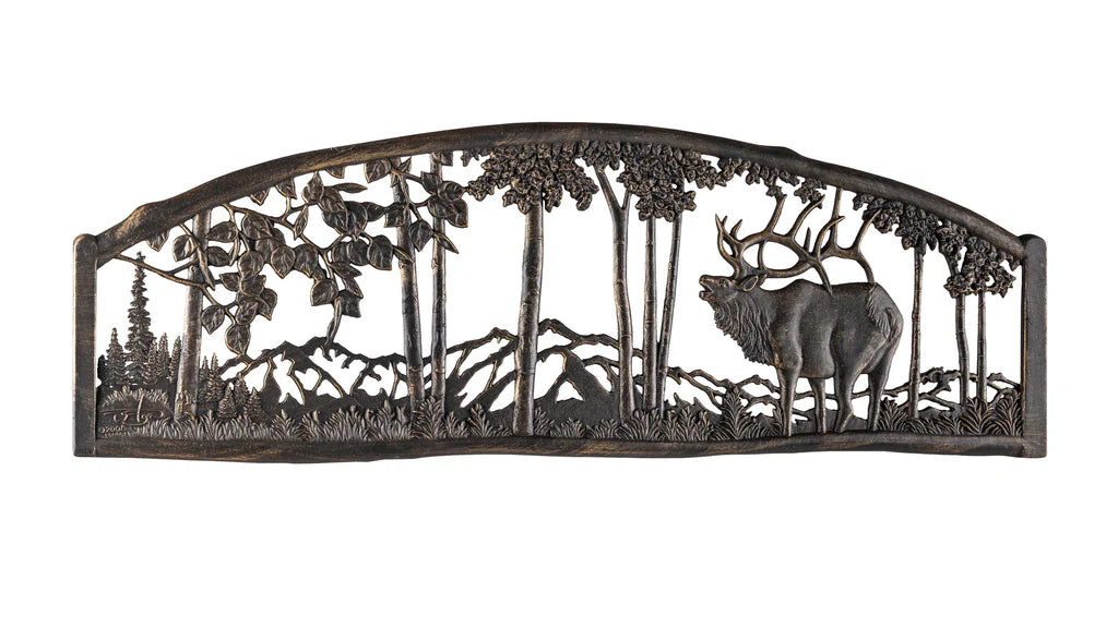 Premium Outdoor Elk Bench - Durable Wooden Bench for Patio, Garden, and Camping - Perfect for Relaxing in Nature