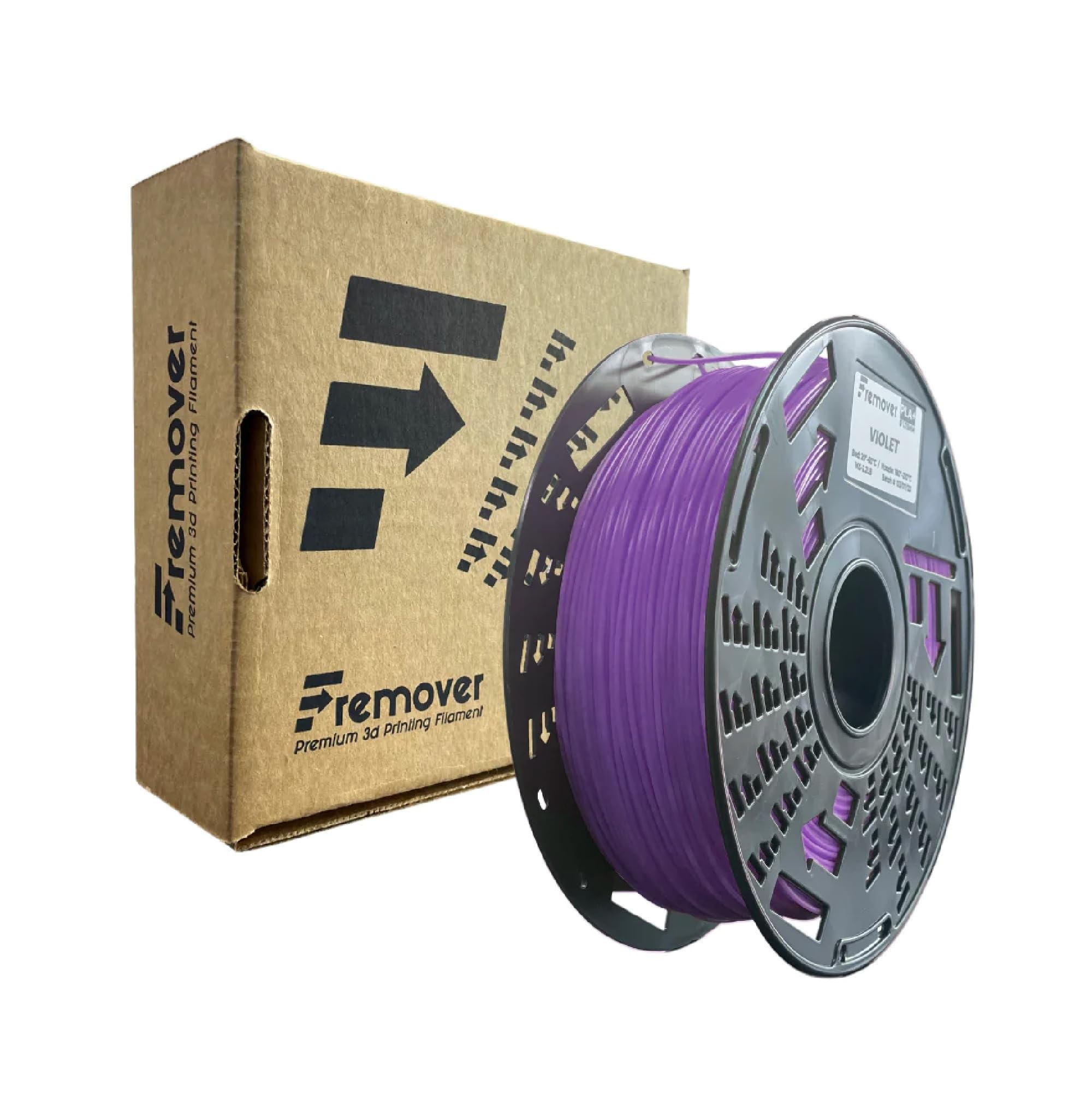 Premium 1.75mm PLA 3D Printer Filament 1kg (2.2 lbs) - High Precision ±0.03mm Dimensional Accuracy - X1 Violet - Perfect for 3D Printing, DIY Projects, Cosplay Props & Home Decor Creations