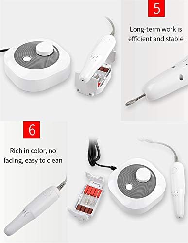 25000RPM Professional Electric Nail Drill & E-File Machine for Manicure Pedicure - Perfect for Salon, Home Use & DIY Nail Care