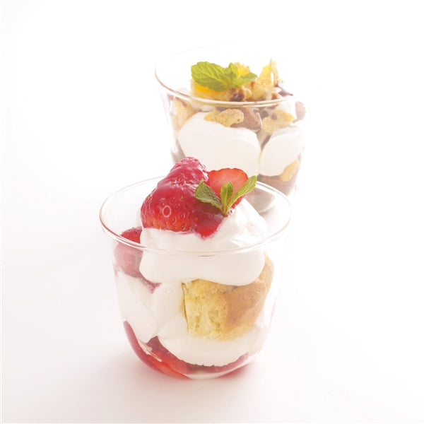 Iwaki Heat Resistant Glass Parfait Cup - 12oz Dessert Dish for Ice Cream, Yogurt & Fruit - Microwave & Oven Safe - Perfect for Parties, Catering & Home Kitchen Use