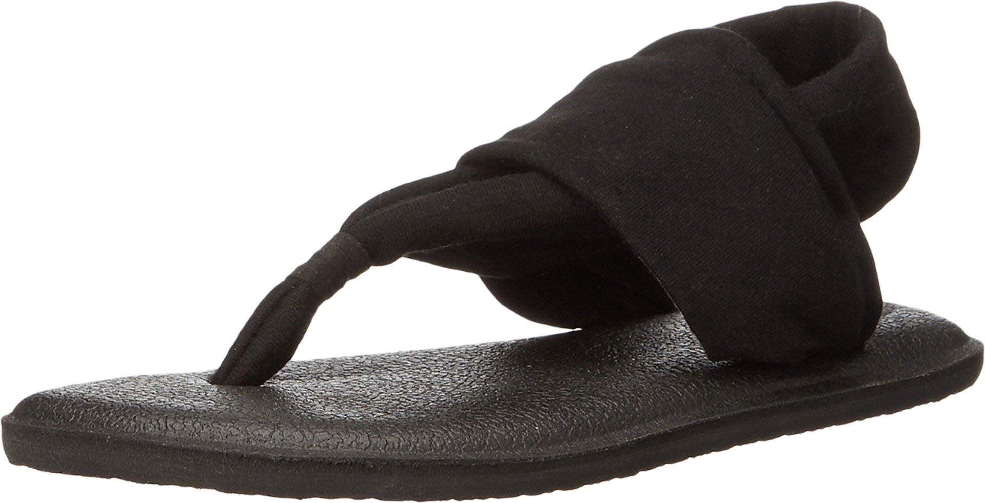 Sanuk Kids Girl's Yoga Sling Burst Sandals - Comfortable & Lightweight Shoes for Little/Big Kids - Perfect for Beach, Pool & Summer Outdoor Activities