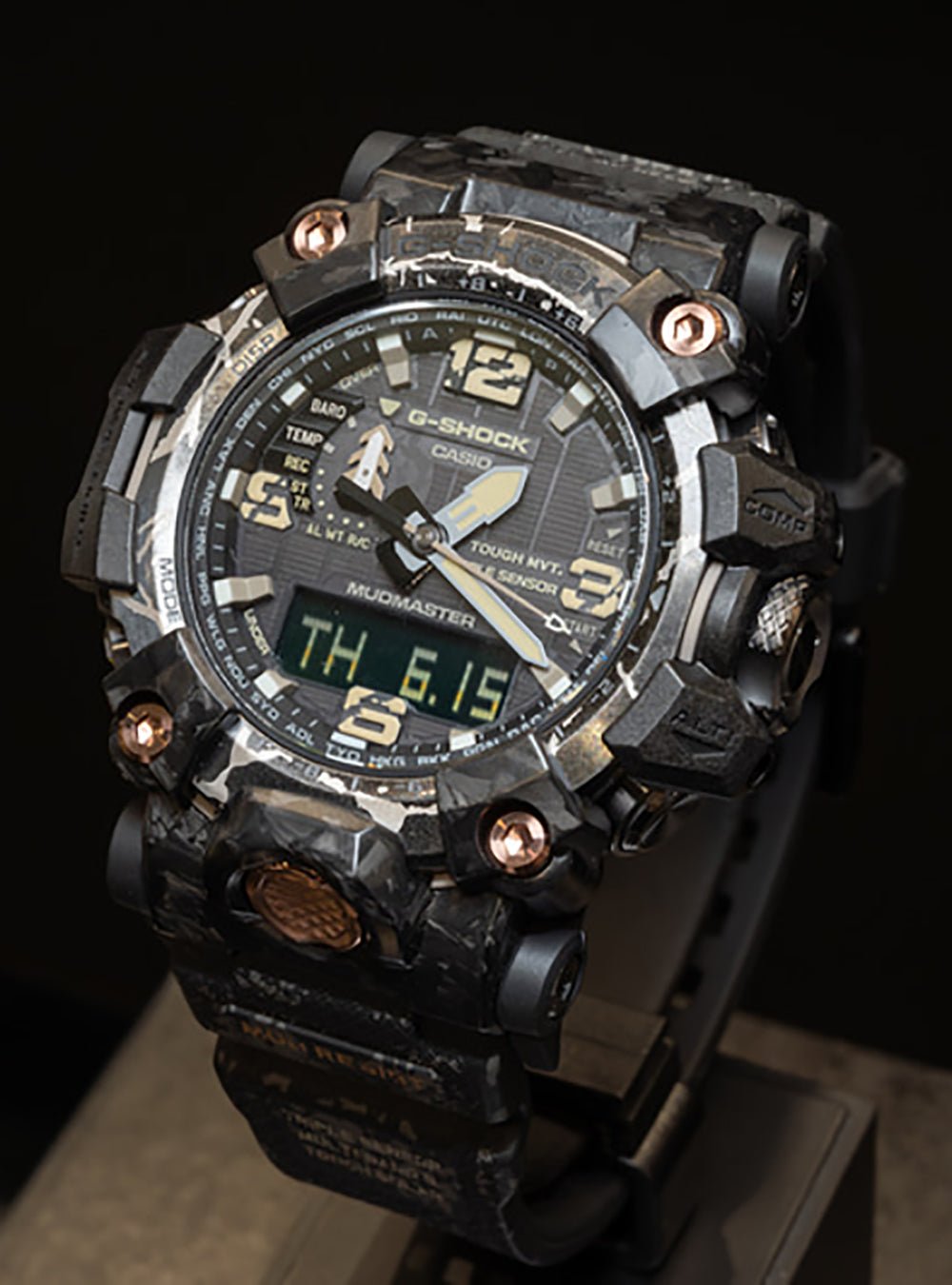CASIO G-Shock Master of G Mudmaster GWG-2000CR-1AJF Solar-Powered Shock-Resistant Digital Watch for Outdoor, Hiking & Military Use