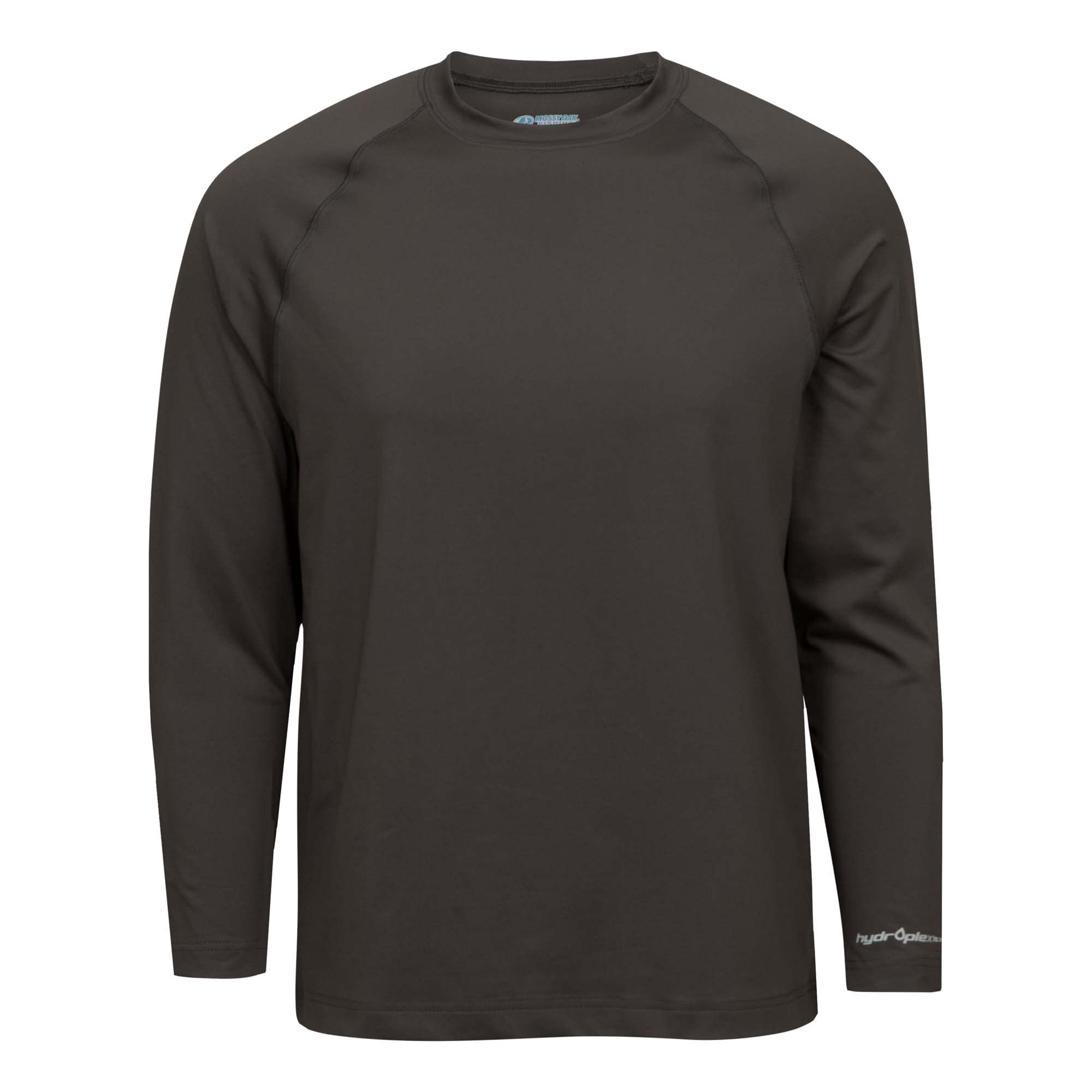 Mossy Oak Men's Long Sleeve Sun Protection Shirts - UPF 50+ UV Protection, Quick Dry & Breathable Fishing & Hunting Shirt for Outdoor Adventures