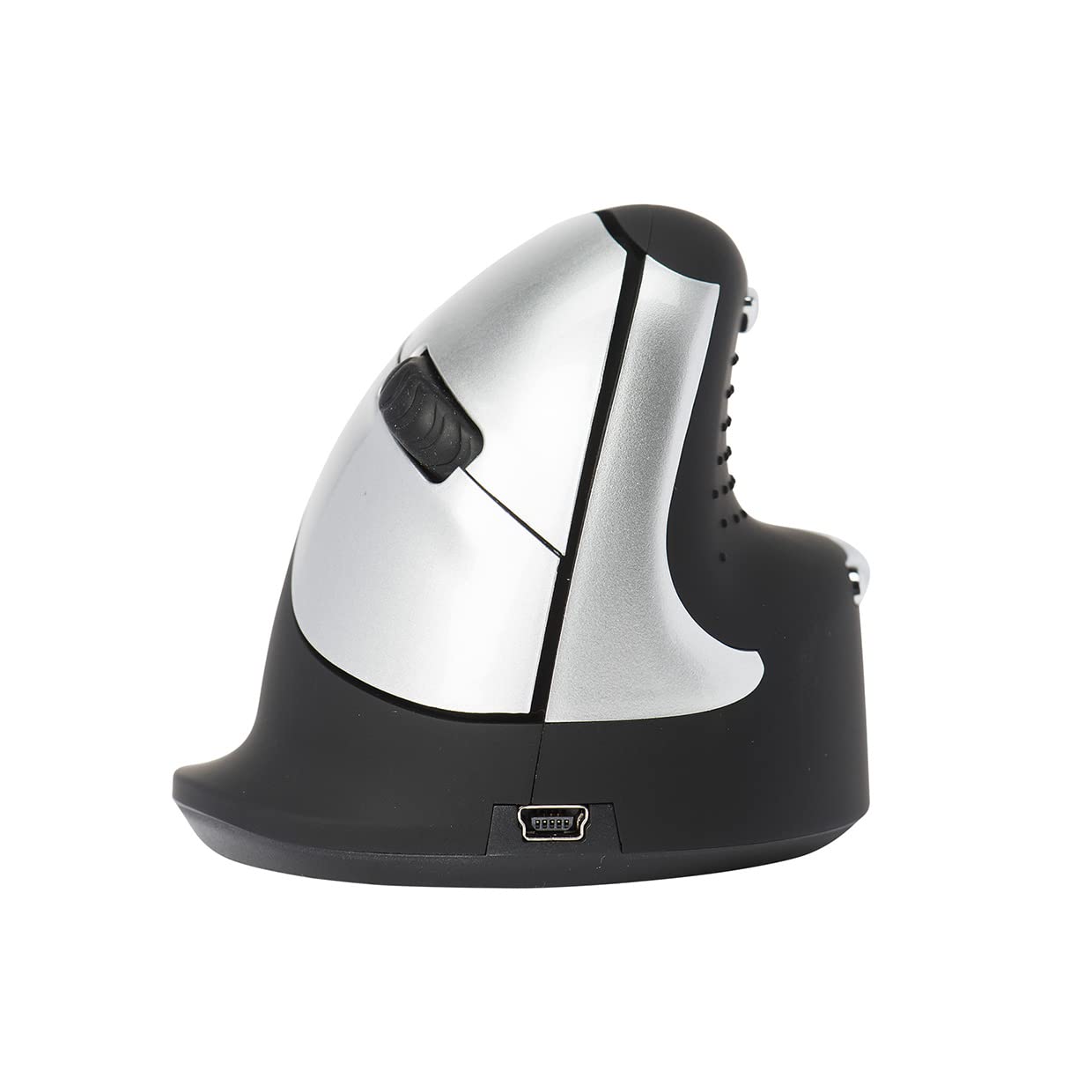 R-Go Tools Wireless Vertical Ergonomic Mouse - Right-Handed Black (Medium Size) for Office, Gaming & Graphic Design - Reduce Wrist Pain & Improve Comfort