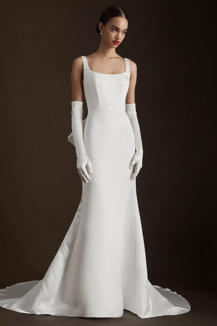 Wtoo Lourdes Laurie Wedding Gown - Elegant A-Line Bridal Dress with Lace Details | Perfect for Beach Weddings, Vow Renewals & Formal Ceremonies