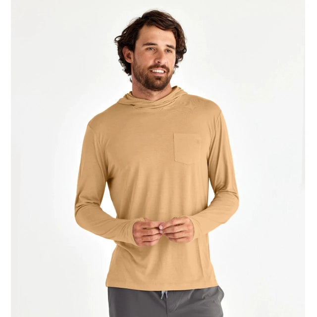 Men's Bamboo Lightweight Hoodie - Eco-Friendly & Breathable Pullover for Casual Wear, Outdoor Activities & Lounge Comfort