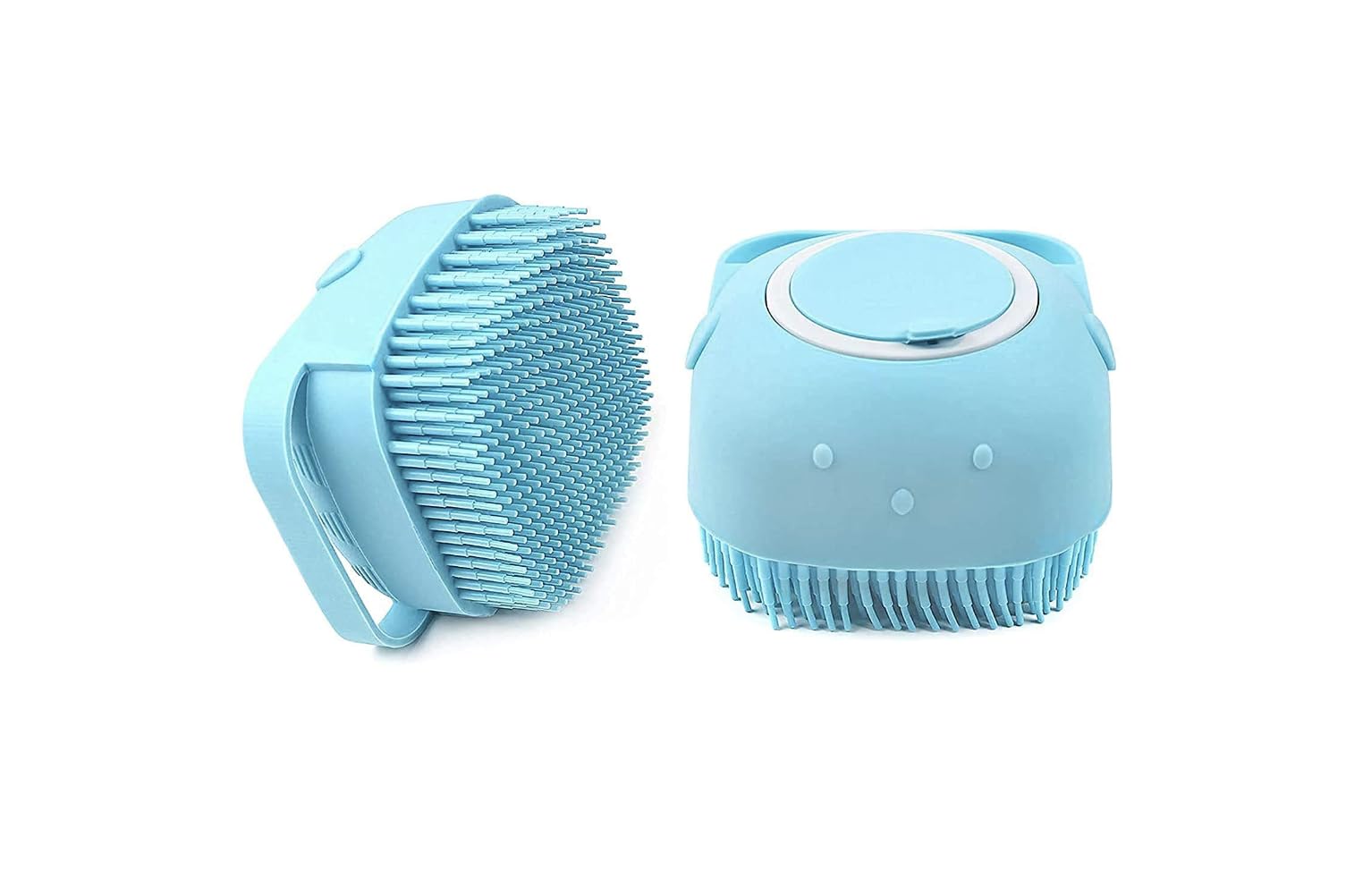 SBTs® Silicone Bath Brush for Hair & Scalp - Exfoliating Body Scrubber with Massage Bristles & Built-in Soap Dispenser | Perfect for Shower, Bath & Spa Relaxation