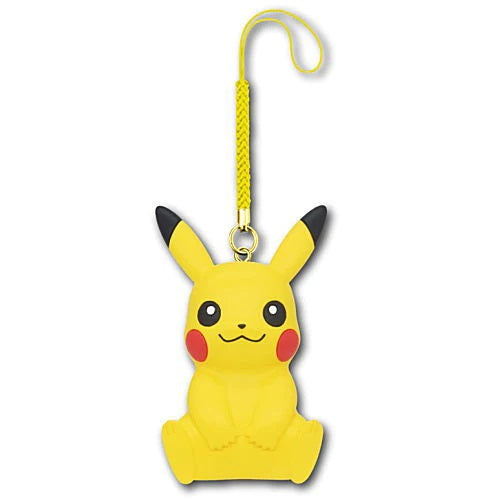 Pokemon Electric Type Pikachu Petanko Mascot Keychain - 1 Inch Collectible Figure by Takara Tomy - Perfect for Backpacks, Key Rings & Anime Fans Gifts