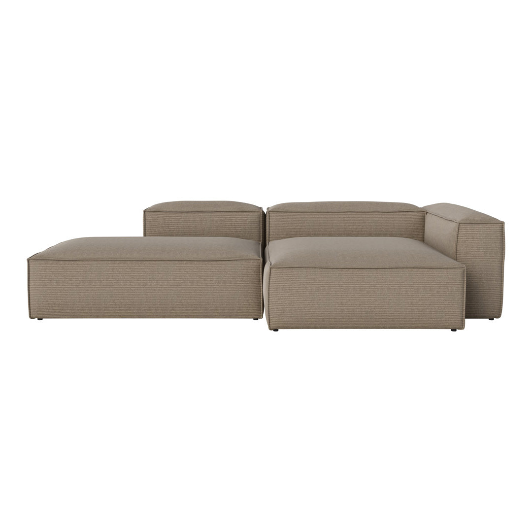 Cosima 2 Seater Sofa with Open End & Chaise - Modern Living Room Furniture for Small Spaces | Perfect for Apartments, Condos and Cozy Home Decor