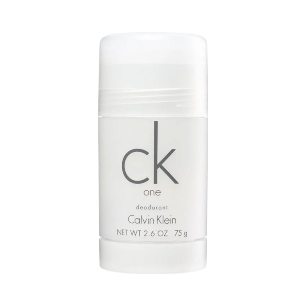 CK One Deodorant Stick for Men & Women - 2.5oz/75ml Long-Lasting Fresh Scent - Aluminum-Free, Cruelty-Free - Perfect for Daily Use, Gym & Travel