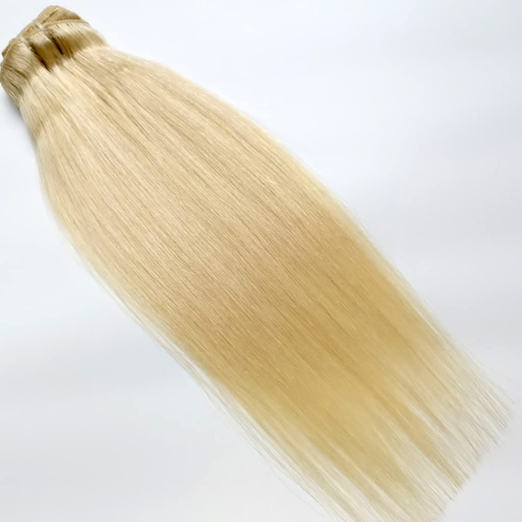 120G 8pcs Human Hair Clip-In Extensions 12