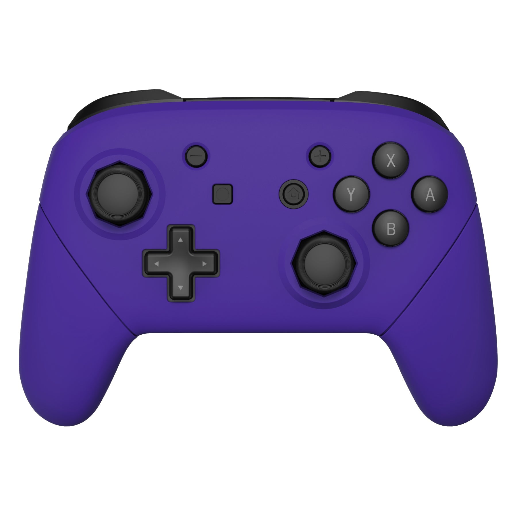 eXtremeRate Octagonal Gated Sticks Replacement Shell Set for Nintendo Switch Pro Controller - Purple | Full Faceplate & Backplate Kit | Enhanced Gaming Precision for Fighting & Action Games