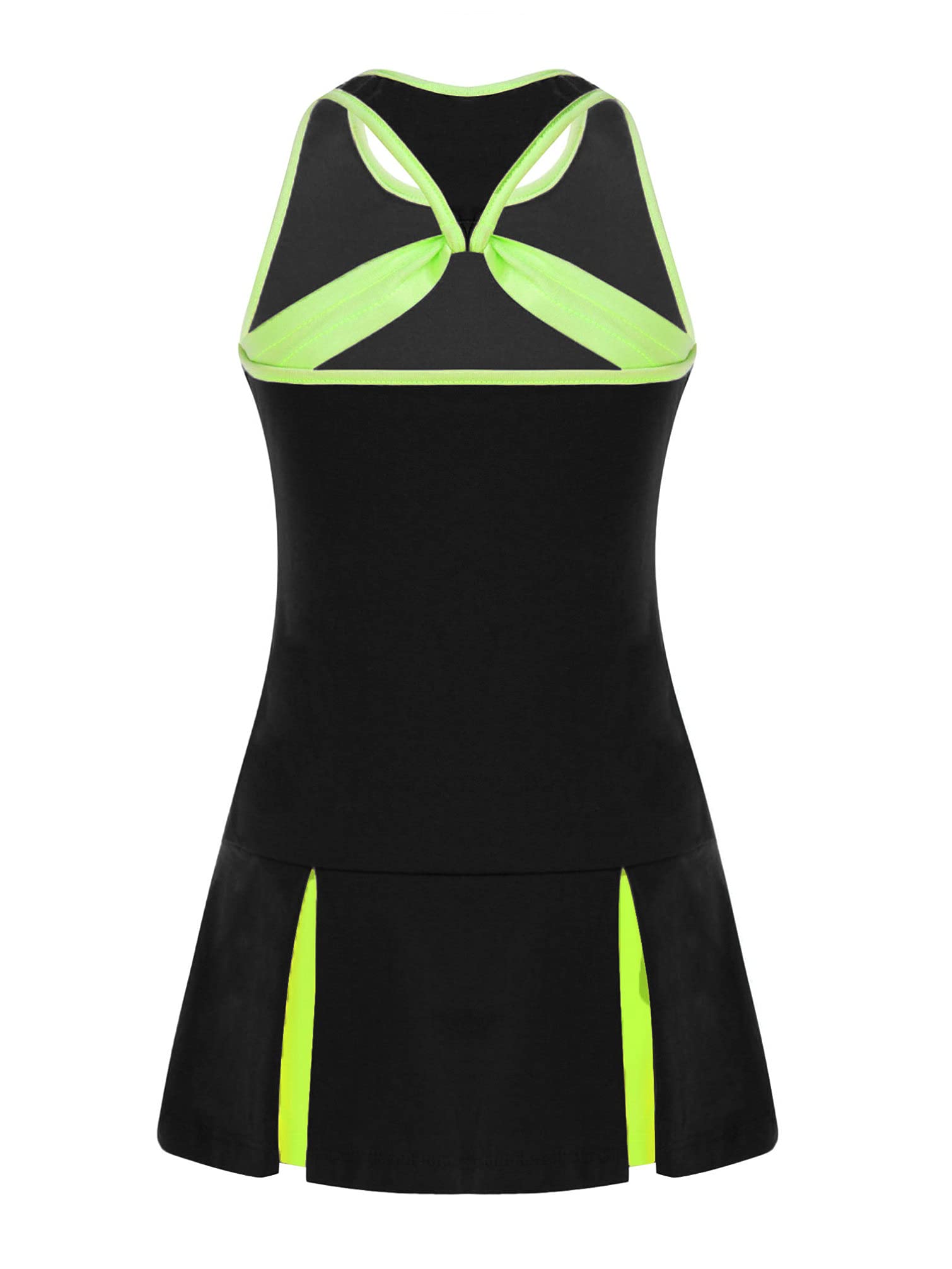 Girls' Golf & Tennis Dress with Built-in Shorts - Athletic Sportswear for Kids - Perfect for Gym, Workout & Active Play