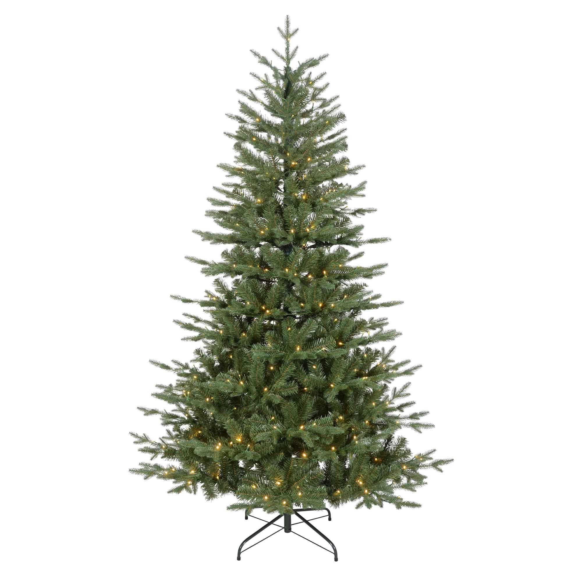 5ft Pre-Lit Hinged Artificial Christmas Tree with 200 Warm White LED Lights & Realistic PE/PVC Tips - Easy Setup Holiday Decor for Living Room, Bedroom, Office (Model DH80)