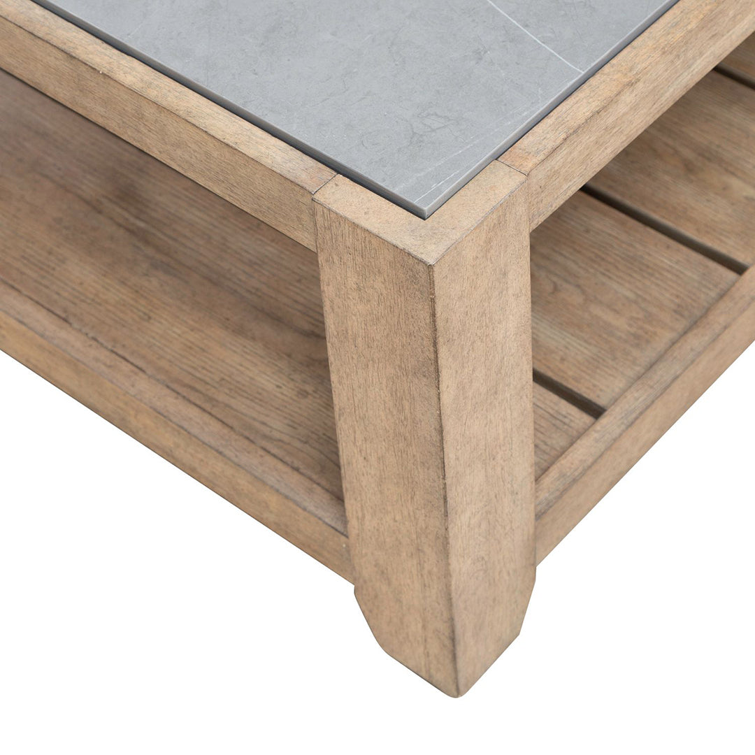 Millstone Cocktail Table - Modern Round Coffee Table for Living Room, Bar & Lounge - Perfect for Home Decor, Entertaining & Small Space Furniture