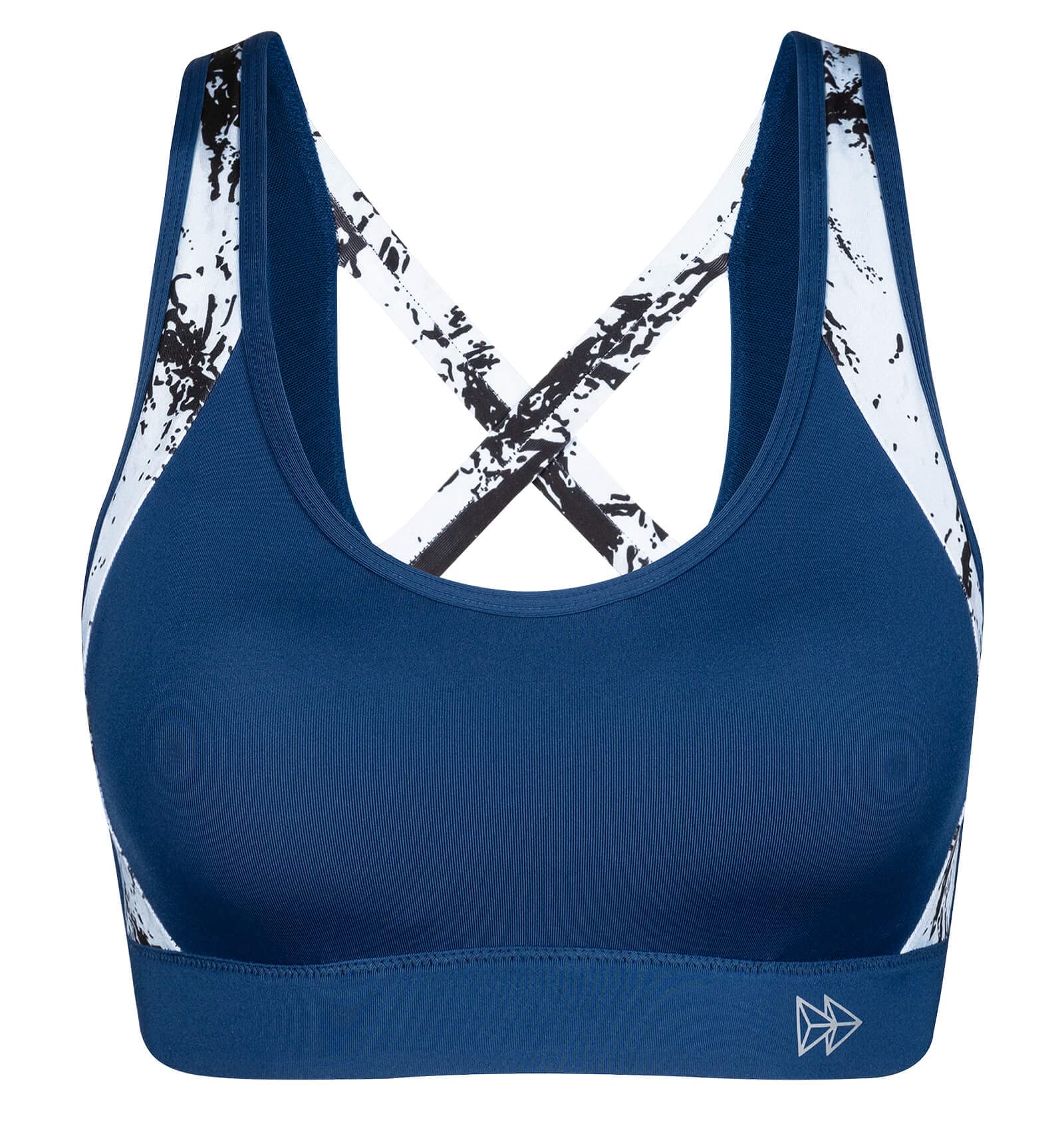 Yvette High Support Criss-Cross Back Padded Sports Bras for Women with Large Bust - Workout, Yoga & Running Activewear