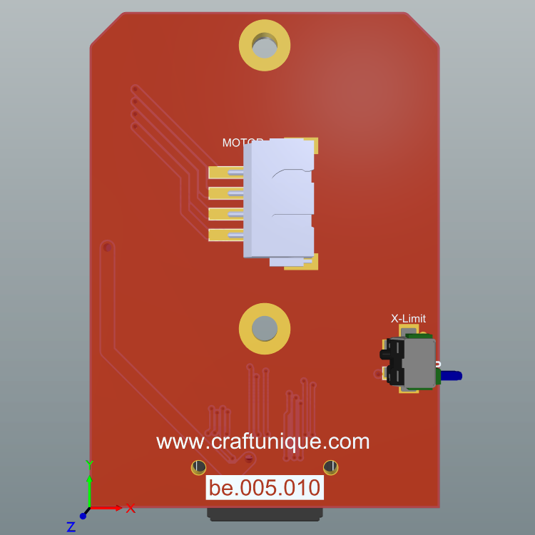 Craftbot PCB FFC Cable Connector - Right/Left Angle 5 Pin R1.0 for 3D Printer & Electronics DIY Projects