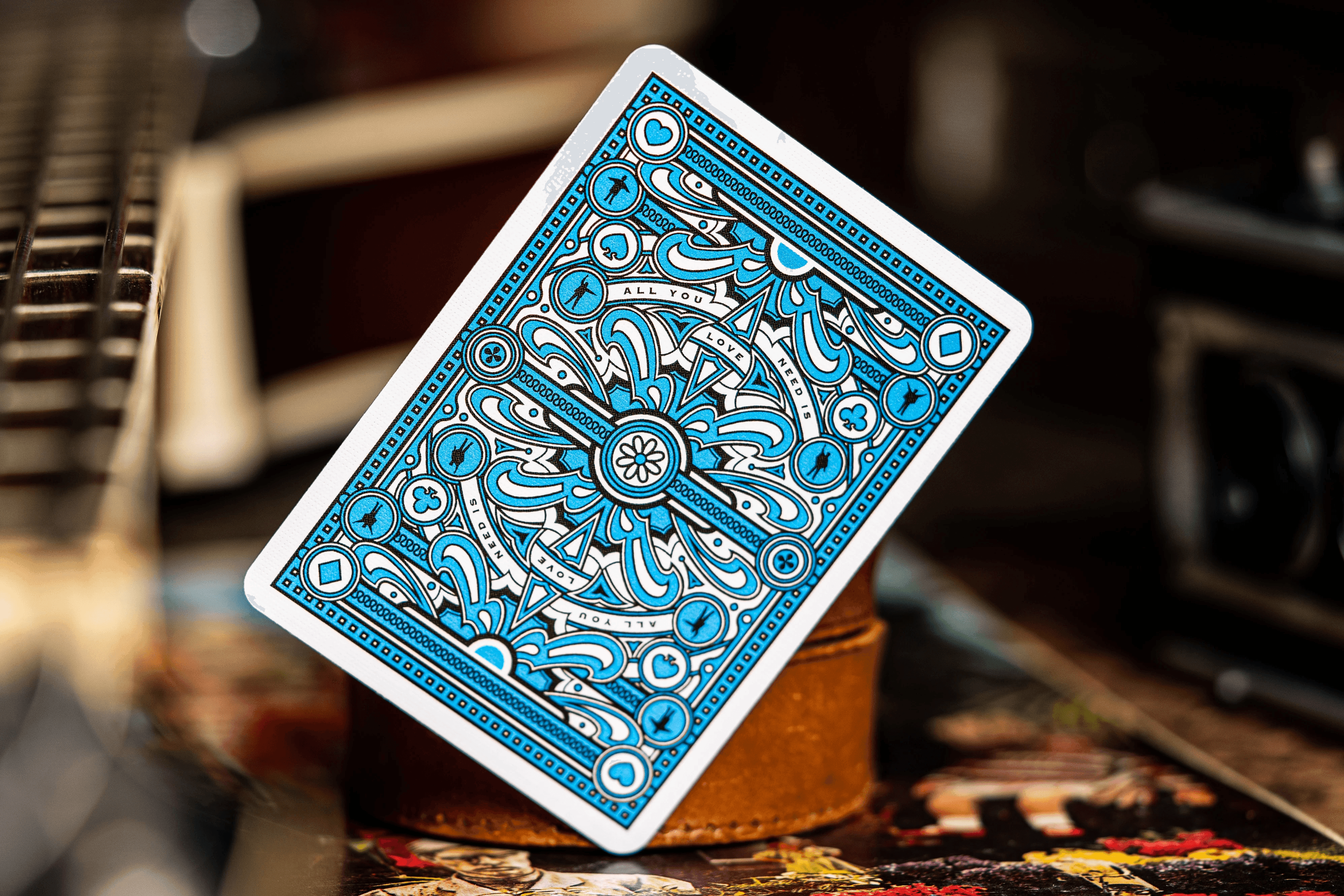 The Beatles Playing Cards - Premium Blue Deck for Collectors & Card Games | Perfect for Gifts, Poker Nights, and Music Fans