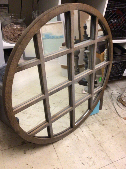 32 Inch Round Framed Wall Mirror - Decorative Vintage Gold Frame for Bathroom, Bedroom & Living Room Decor - Perfect for Vanity, Entryway & Home Styling