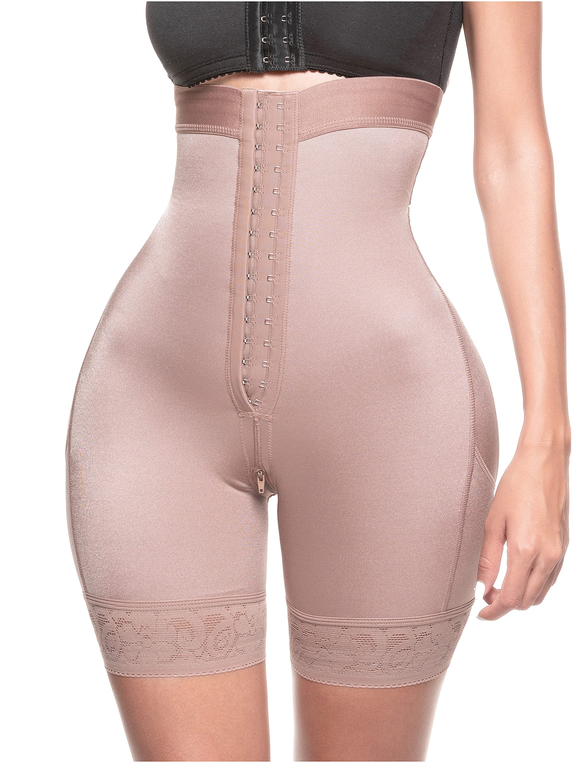 Sonryse High Waisted Butt Lifting Shapewear Shorts for Women - Tummy Control Body Shaper | Colombian Fajas | Perfect for Workout, Daily Wear & Special Occasions