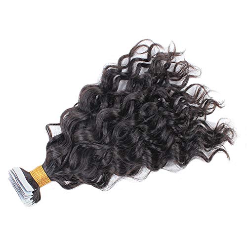 40pcs Tape-in Human Hair Extensions for Women - 100% Remy Human Hair, Skin Weft Tape, Loose Wave, 14
